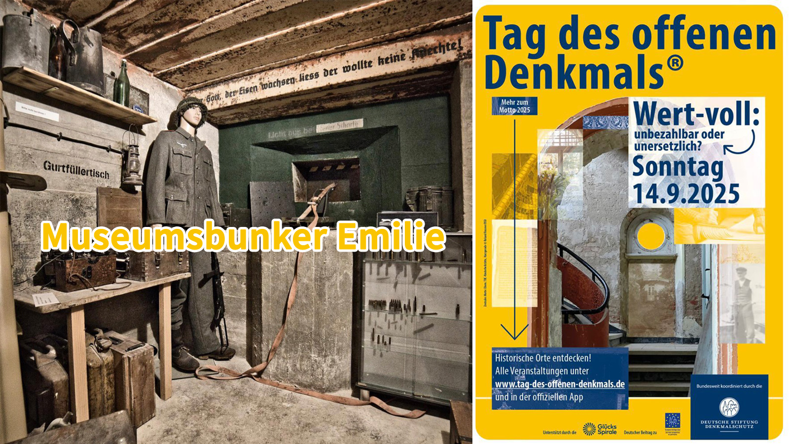 Open Monument Day at the Emilie Museum Bunker, Neuried (DE)